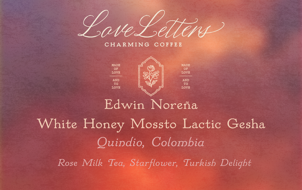 Edwin Norena - White Honey Mossto Lactic Gesha - Quindio, Colombia 120g