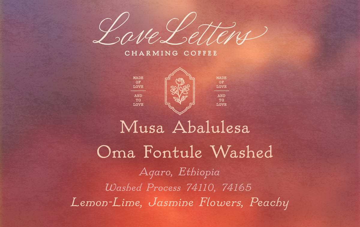 Musa Abalulesa - Oma Fontule - Agaro, Ethiopia Washed Process - 120g