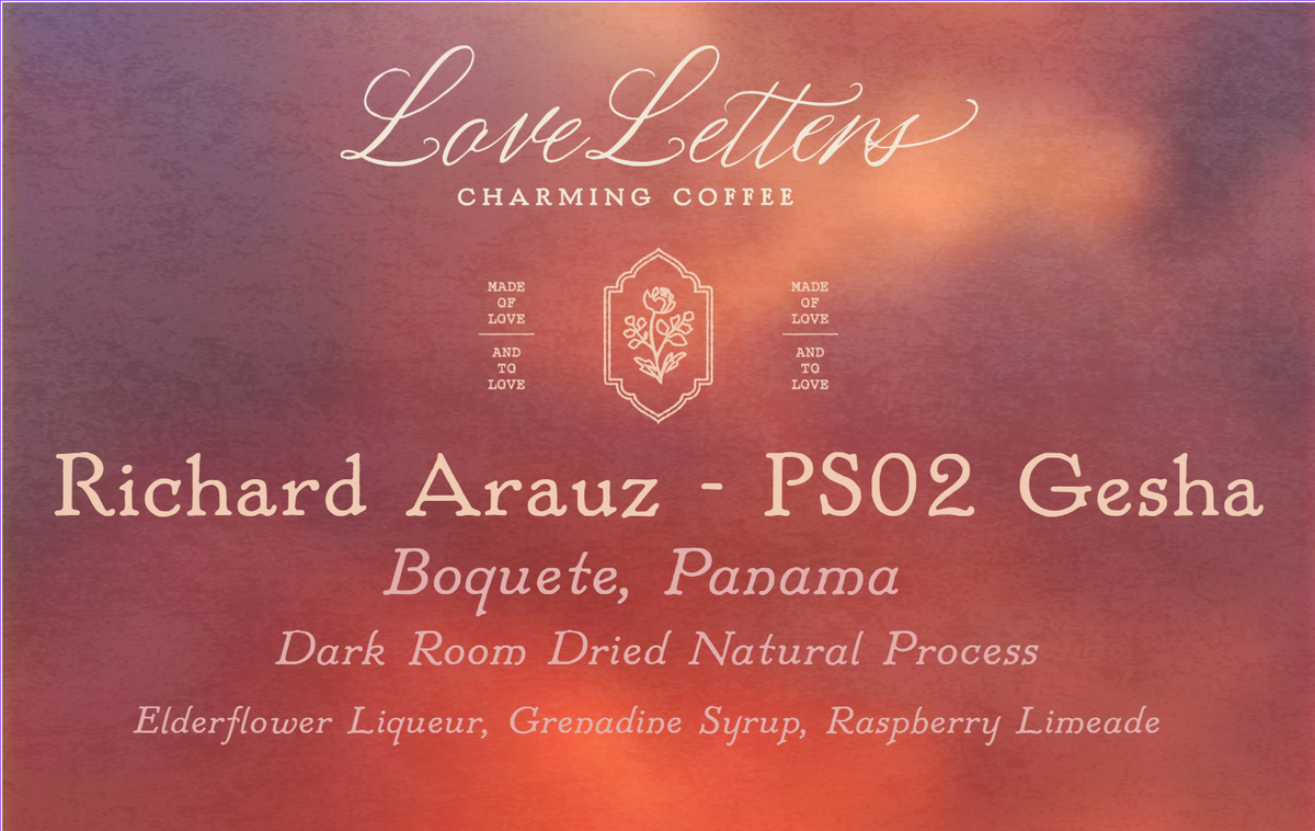 Richard Arauz - Boquete, Panama - PS02 Dark Room Dried Gesha